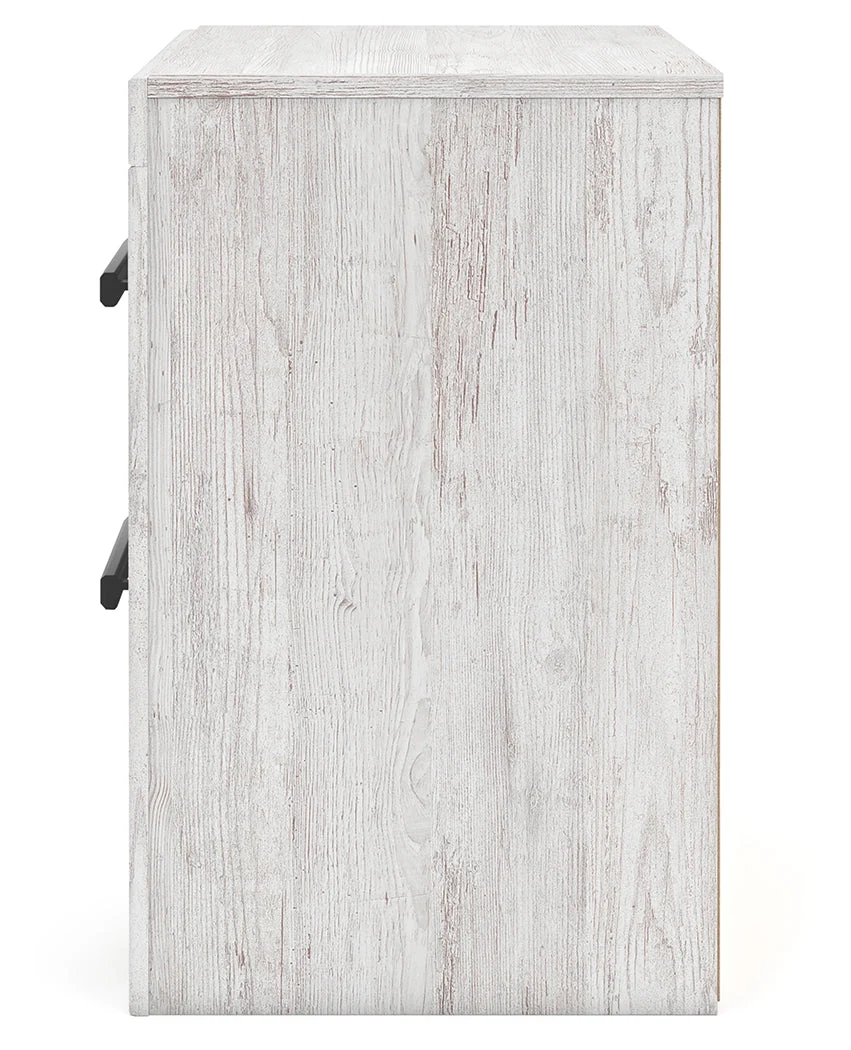 Cayboni Whitewash Full Panel Bedroom Set with Dresser, Mirror and Nightstand (Online Special Price) - Image 23