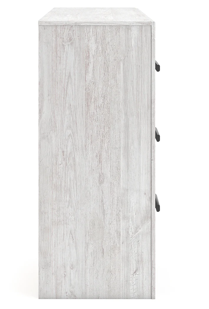 Cayboni Whitewash Queen Panel Bedroom Set with Dresser and 2 Nightstands - Image 6