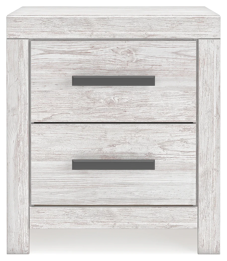 Cayboni Whitewash Queen Panel Bedroom Set with Dresser and Nightstand - Image 16