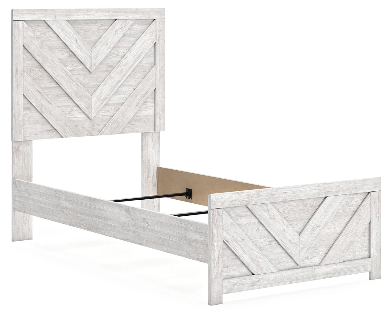Cayboni Whitewash Twin Panel Youth Bed (Online Special Price) - Image 2