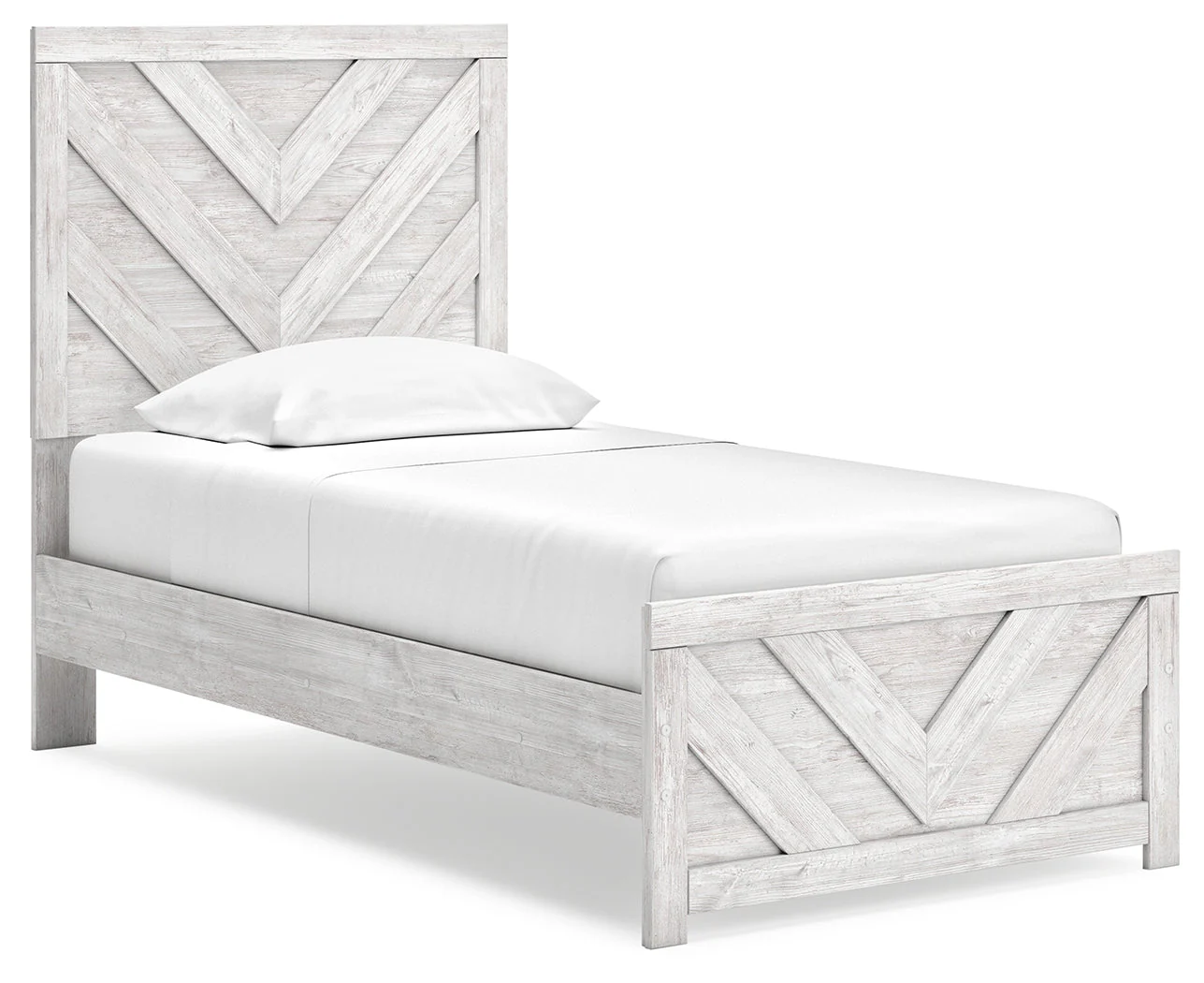 Cayboni Whitewash Twin Panel Bedroom Set with Dresser and Chest (Online Special Price) - Image 20