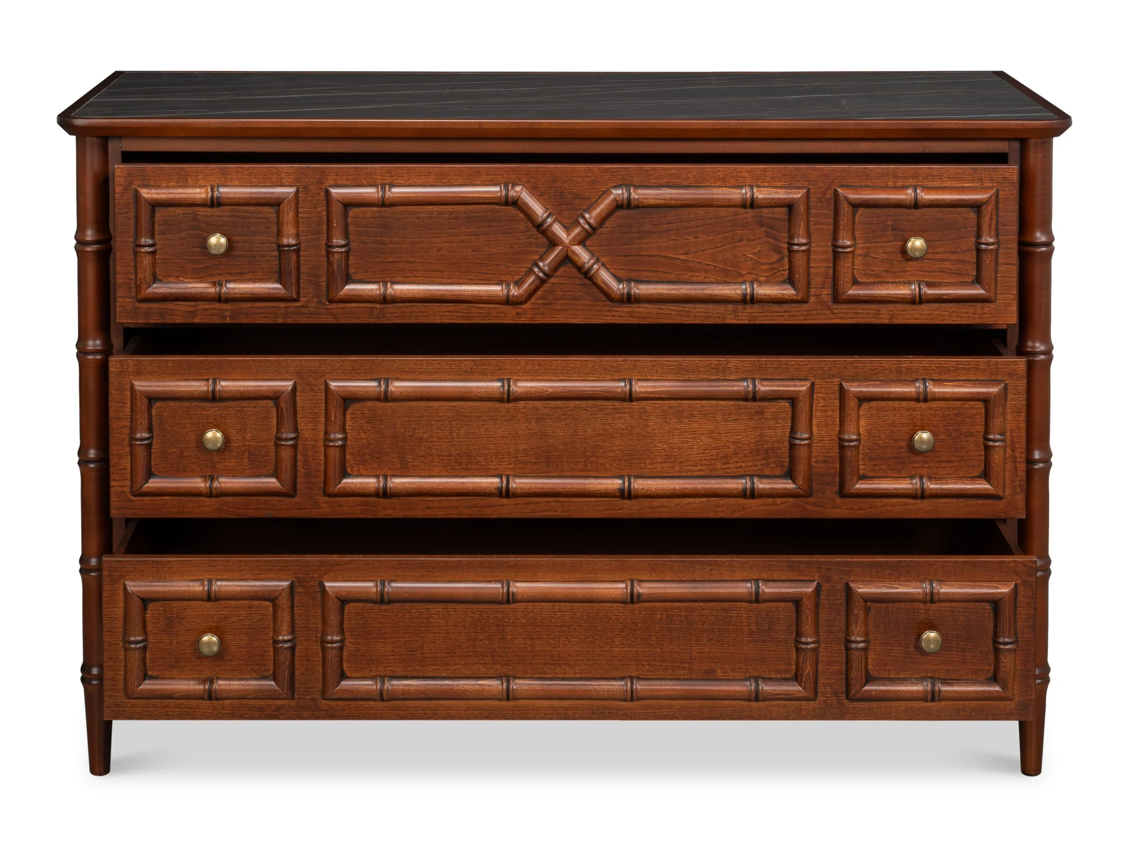 Cayman Brown Commode Chest