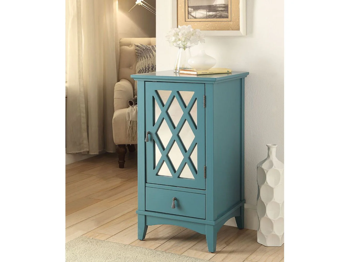 Ceara Chrome Accent Table