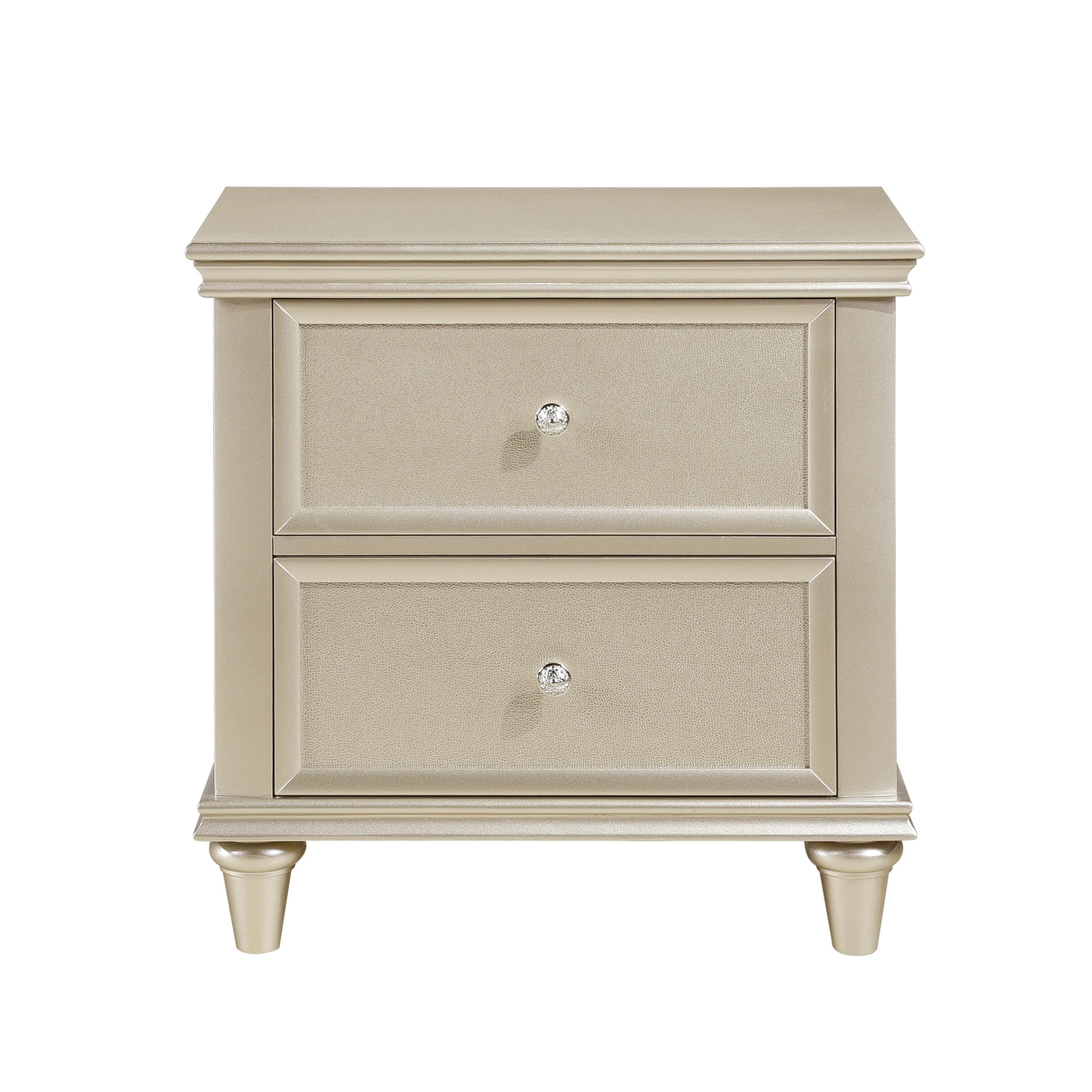 Celandine Silver 4-piece Twin Bedroom Set - Image 4