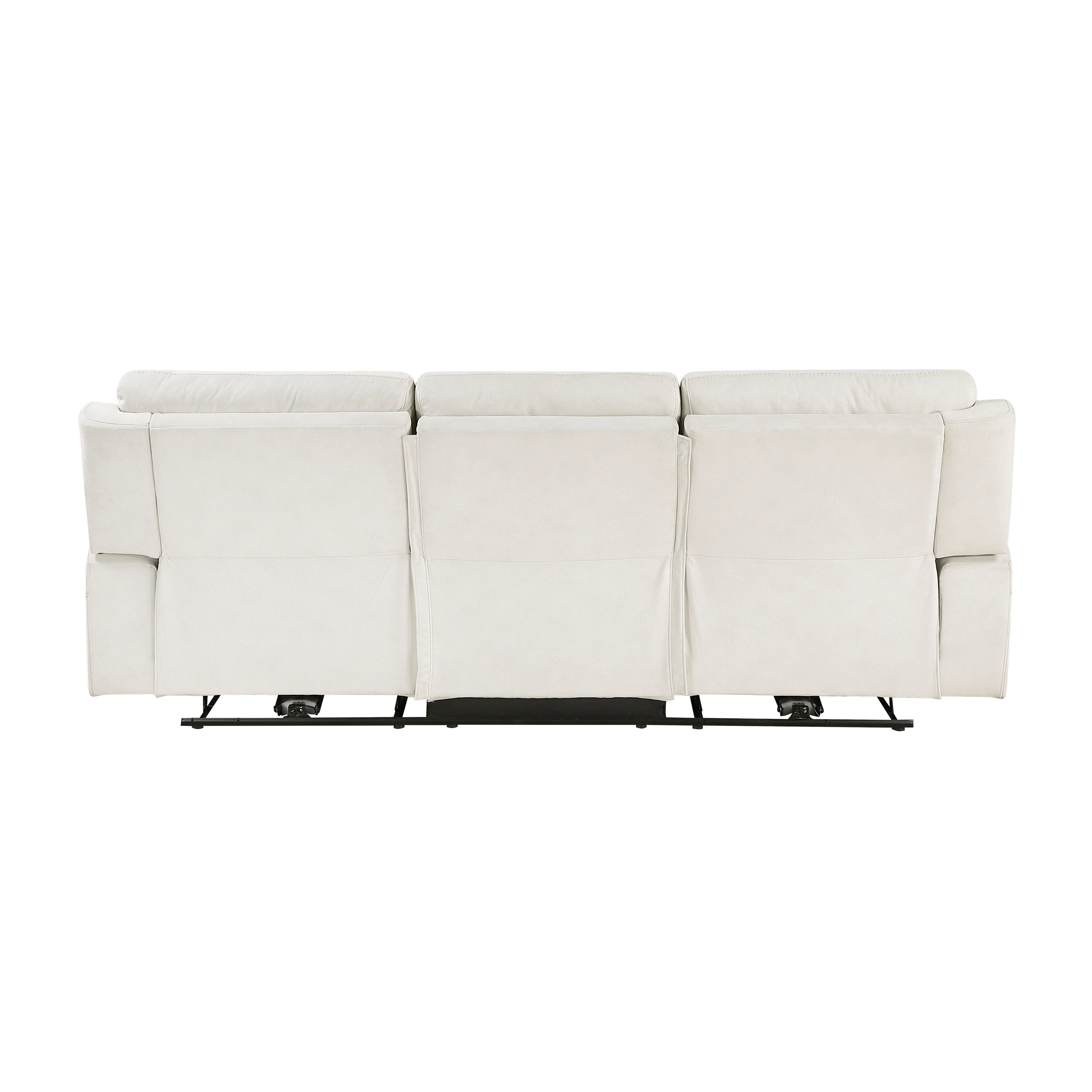 Celeste Beige Power Double Reclining Sofa with Power Headrests - Image 3
