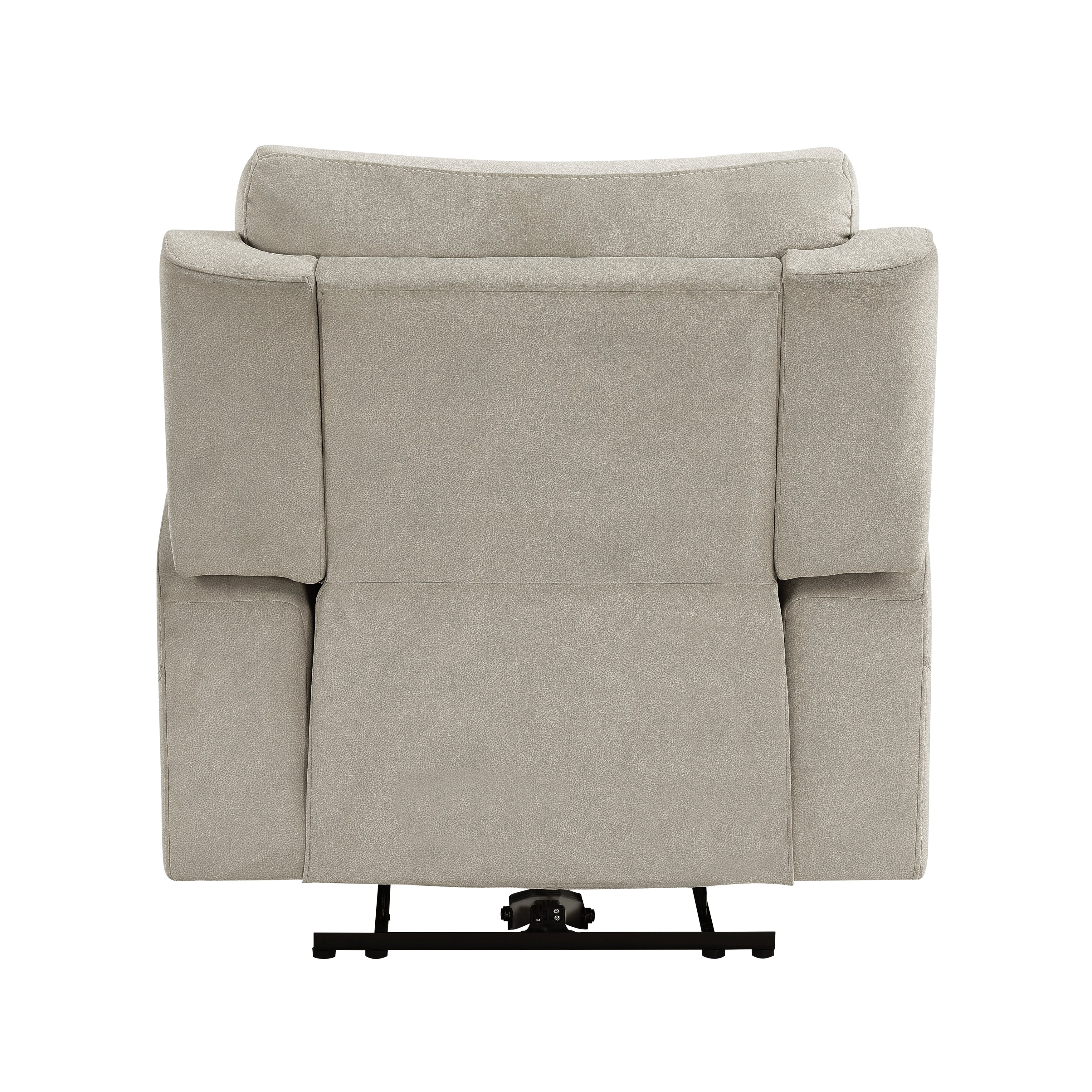 Celeste Taupe Power Reclining Chair with Power Headrest - Image 5