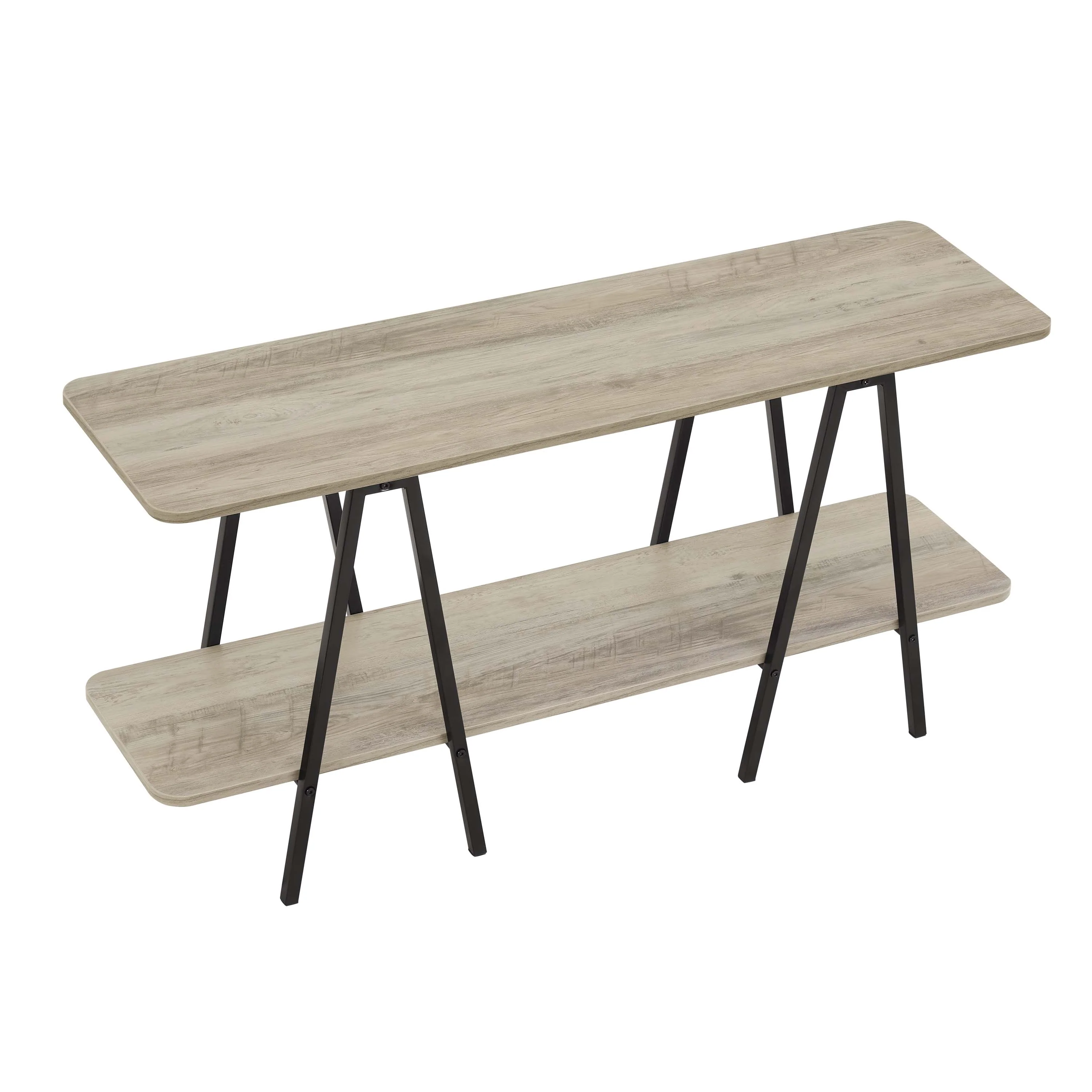 Celine Side Table Console in Rustic Grey - Image 8