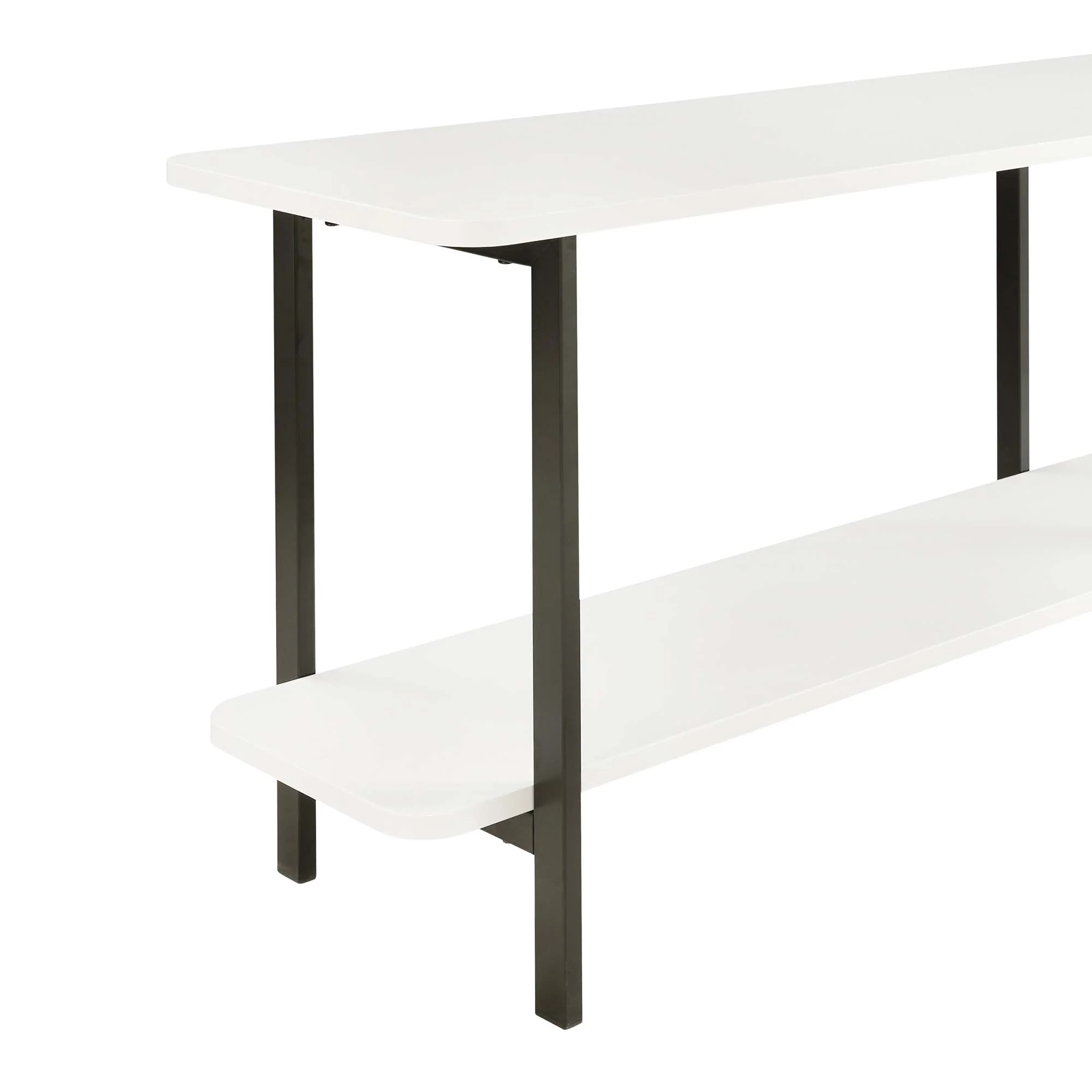 Celine Side Table Console in White - Image 8