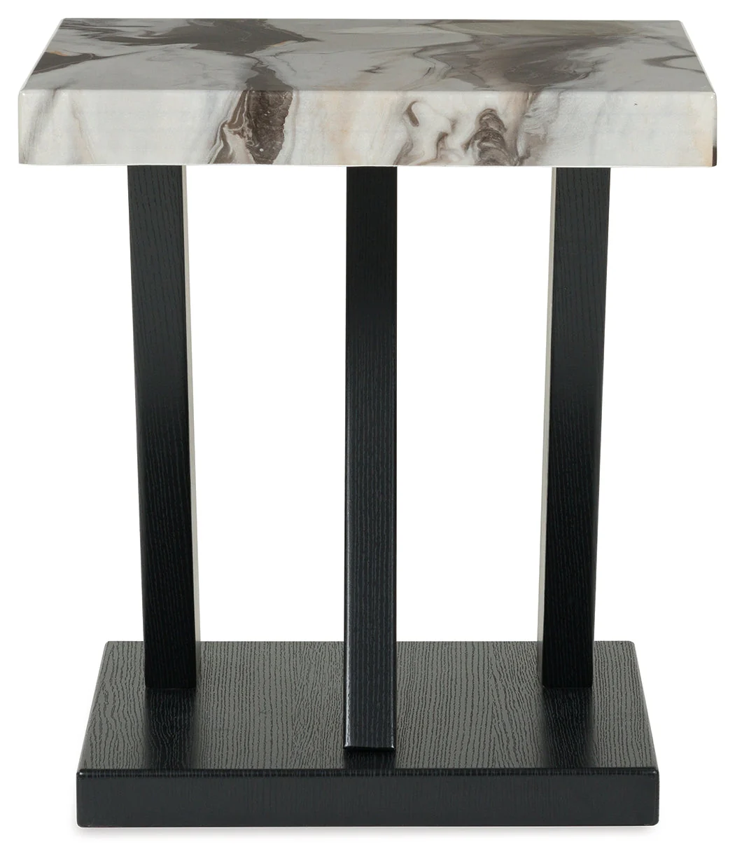 Cendill Dark Brown/White/Black Occasional Table Set (Set of 3) (Online Special Price) - Image 9