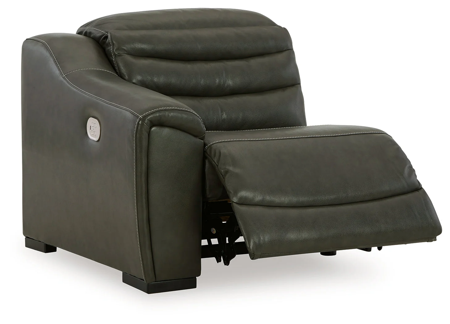 Center Line Dark Gray 3-Piece Sectional Sofa and 3-Piece Loveseat with Console (Online Special Price) - Image 7