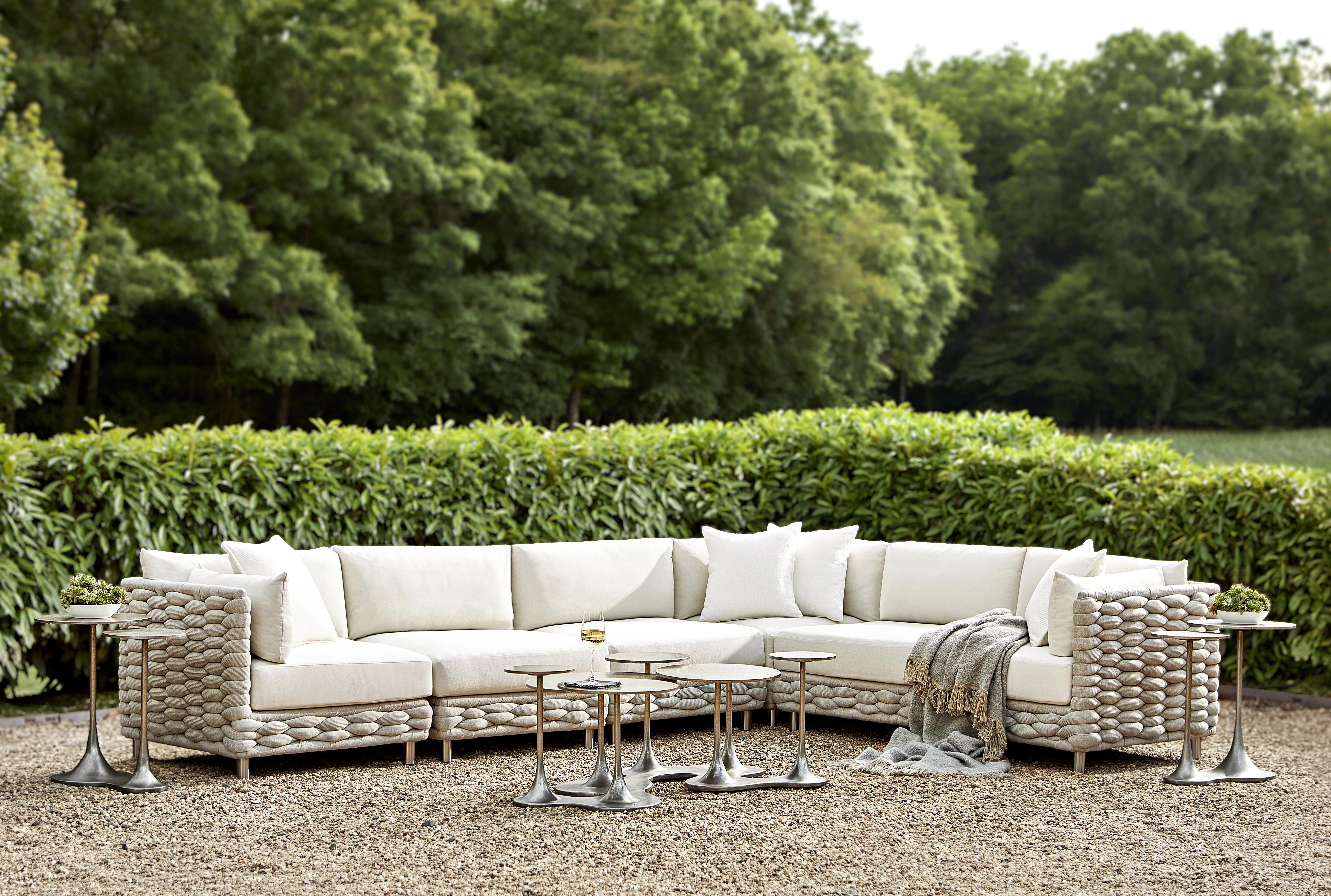 Cerchi Graphite Outdoor Accent Table - Image 7