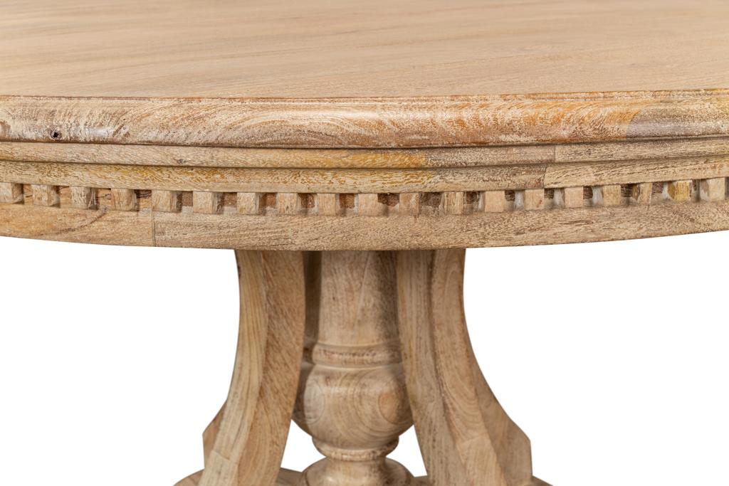 Chantal Natural Pedestal Dining Table - Image 7