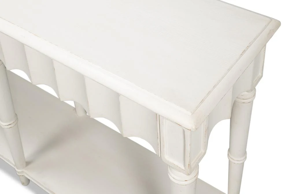 Chantal White Console Table - Image 10