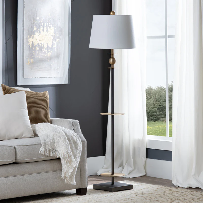 Chapman Bronze/Brass Floor Lamp - Image 2