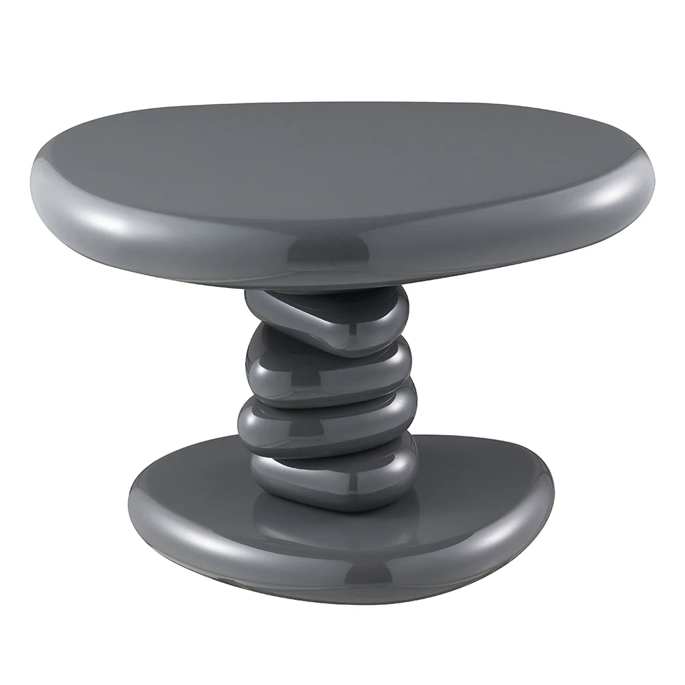 Charlene Gray High Gloss End Table - Image 3