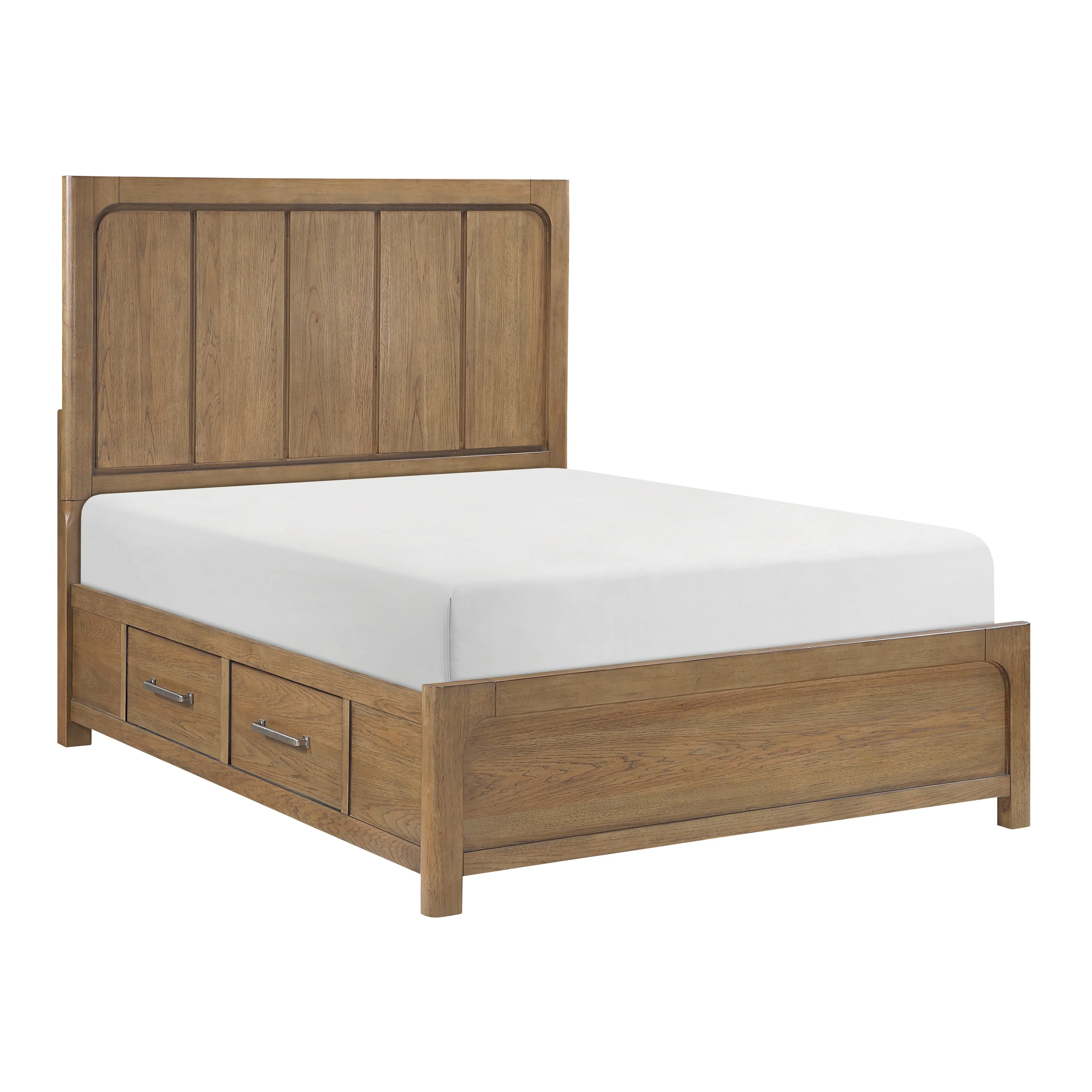 Charlotte Light Brown 4-Piece Queen Bedroom Set - Image 4