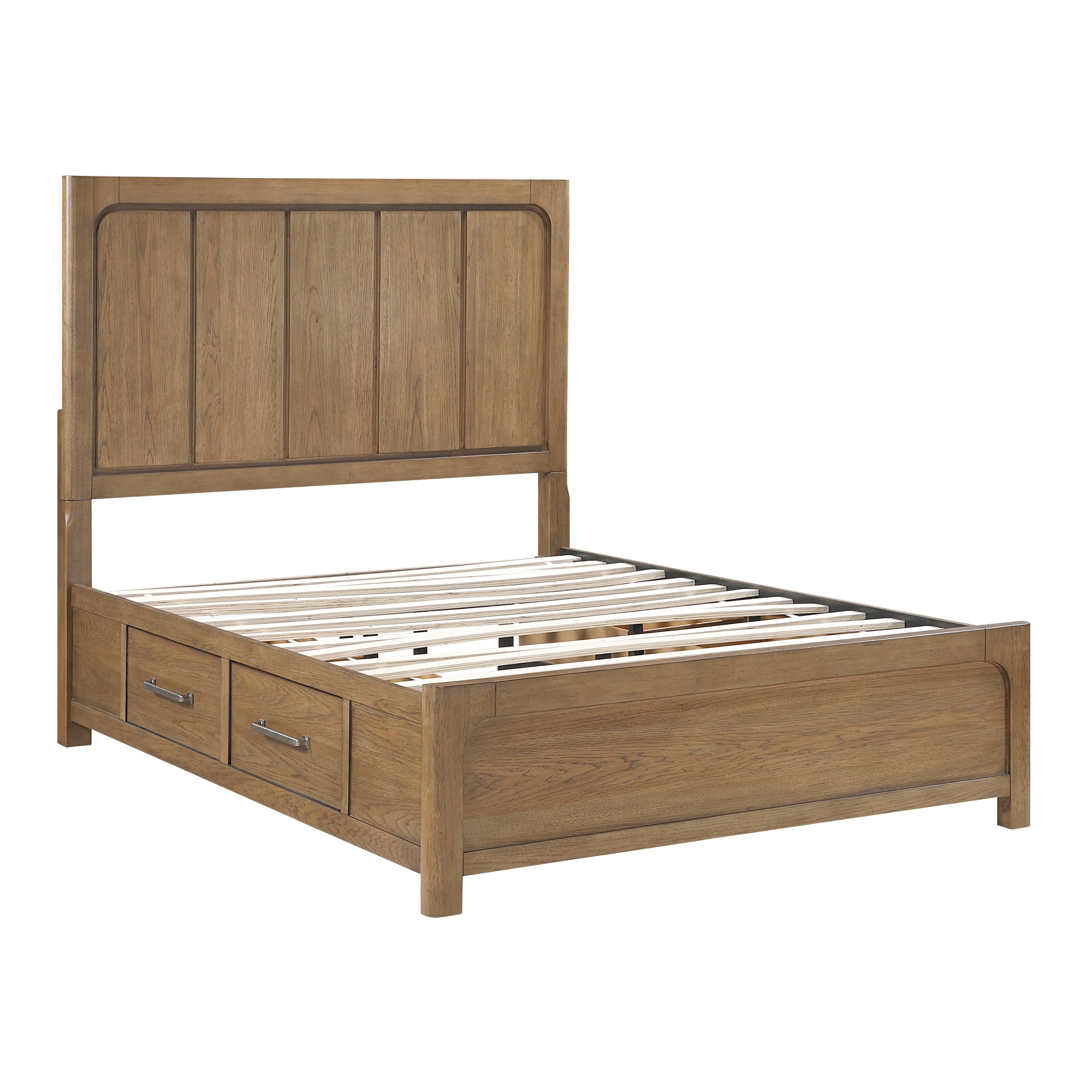 Charlotte Light Brown 4-Piece Queen Bedroom Set - Image 5