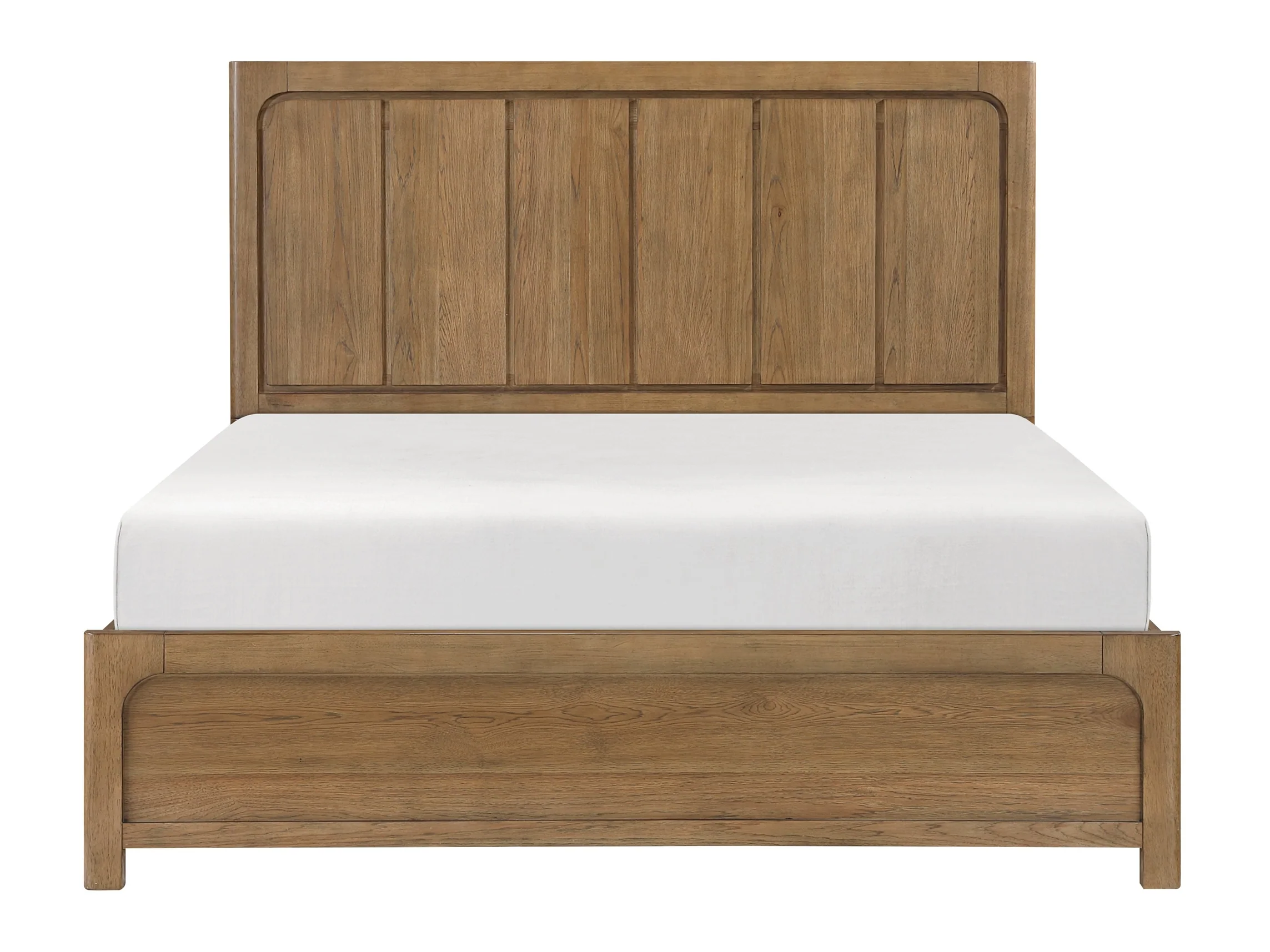 Charlotte Light Brown California King Platform Bed