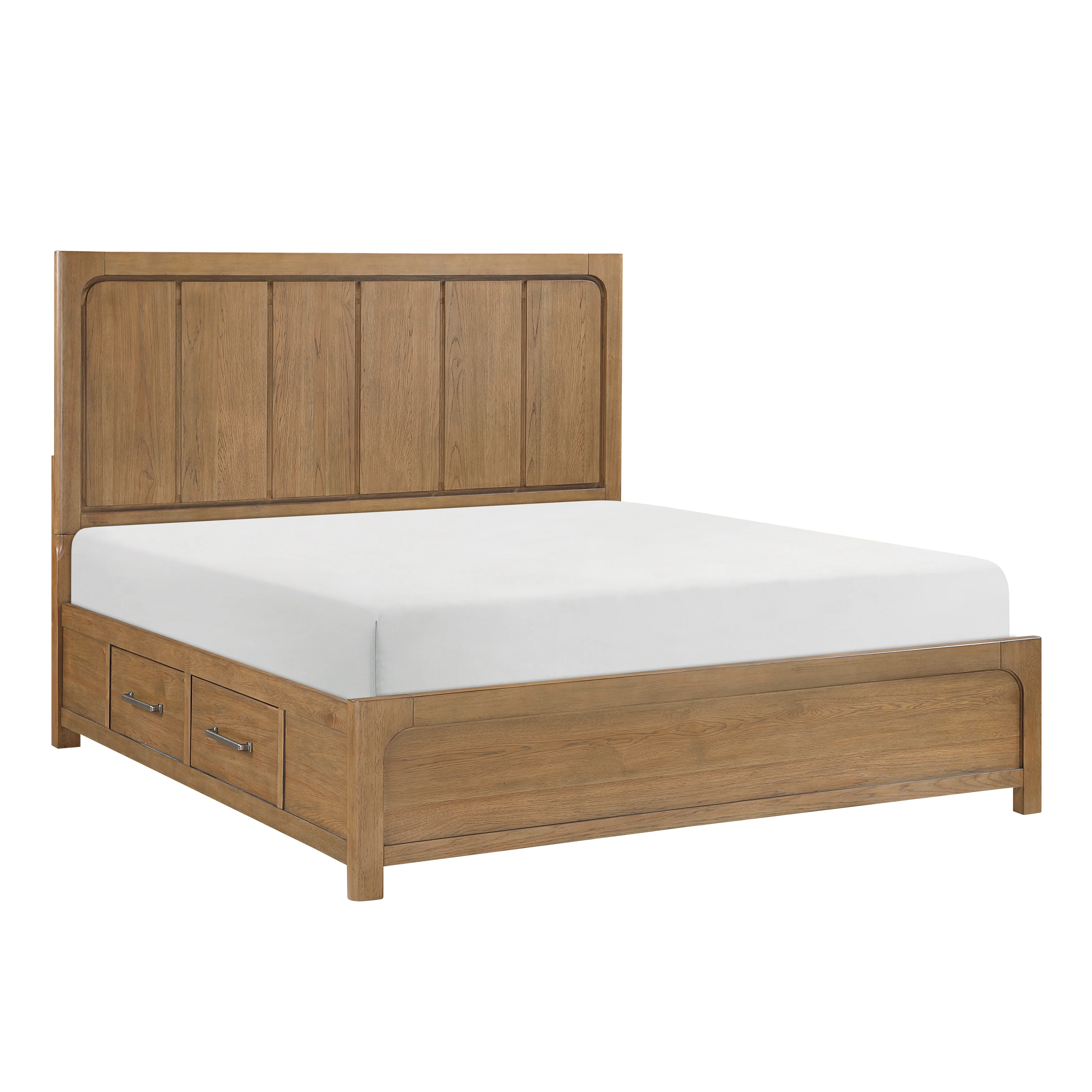 Charlotte Light Brown California King Platform Bed - Image 3