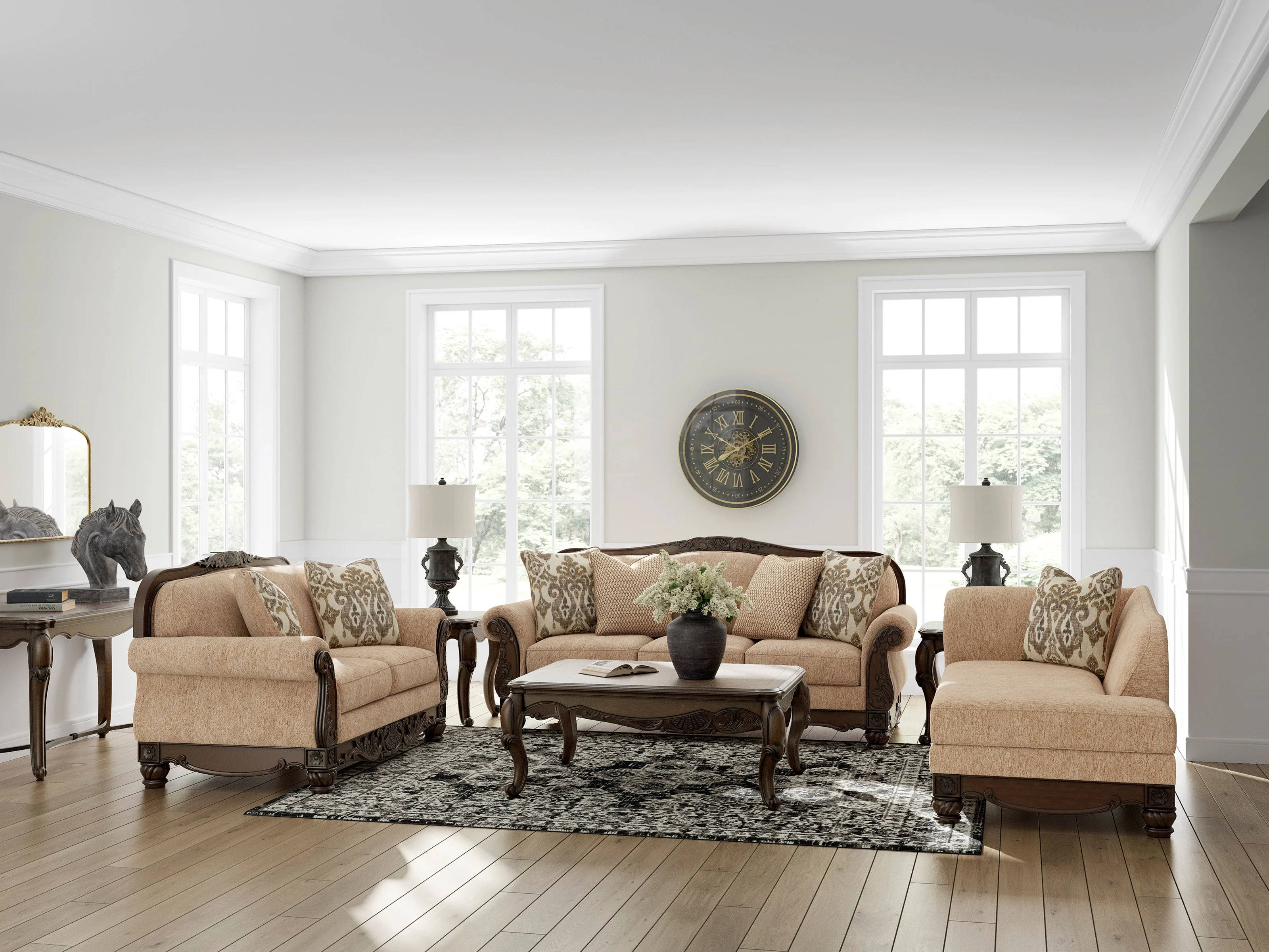 Chelsworth Golden Loveseat (Online Special Price) - Image 9