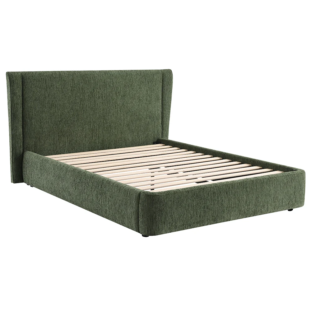 Cheryl Dark Green Queen Bed - Image 2