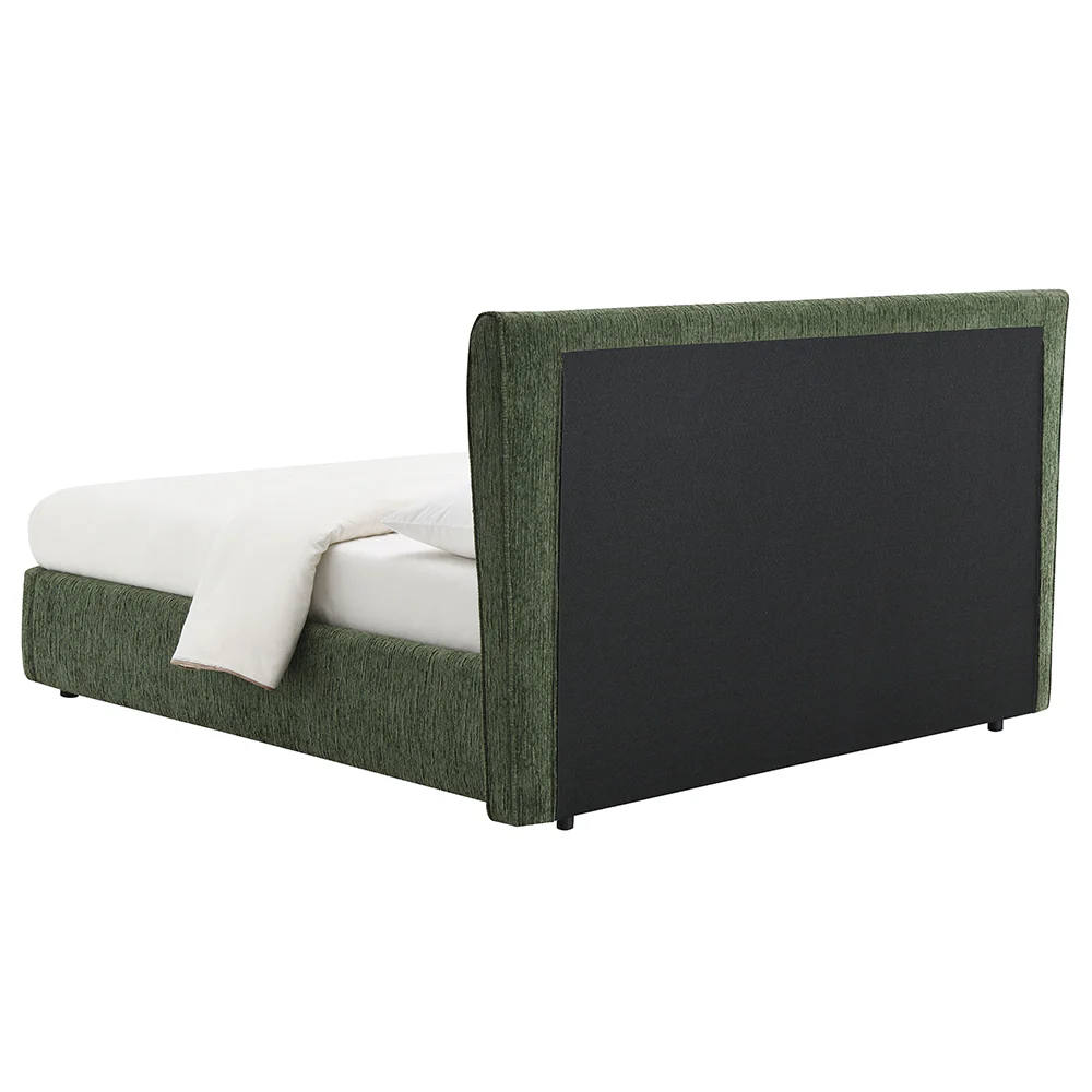 Cheryl Dark Green Queen Bed - Image 5
