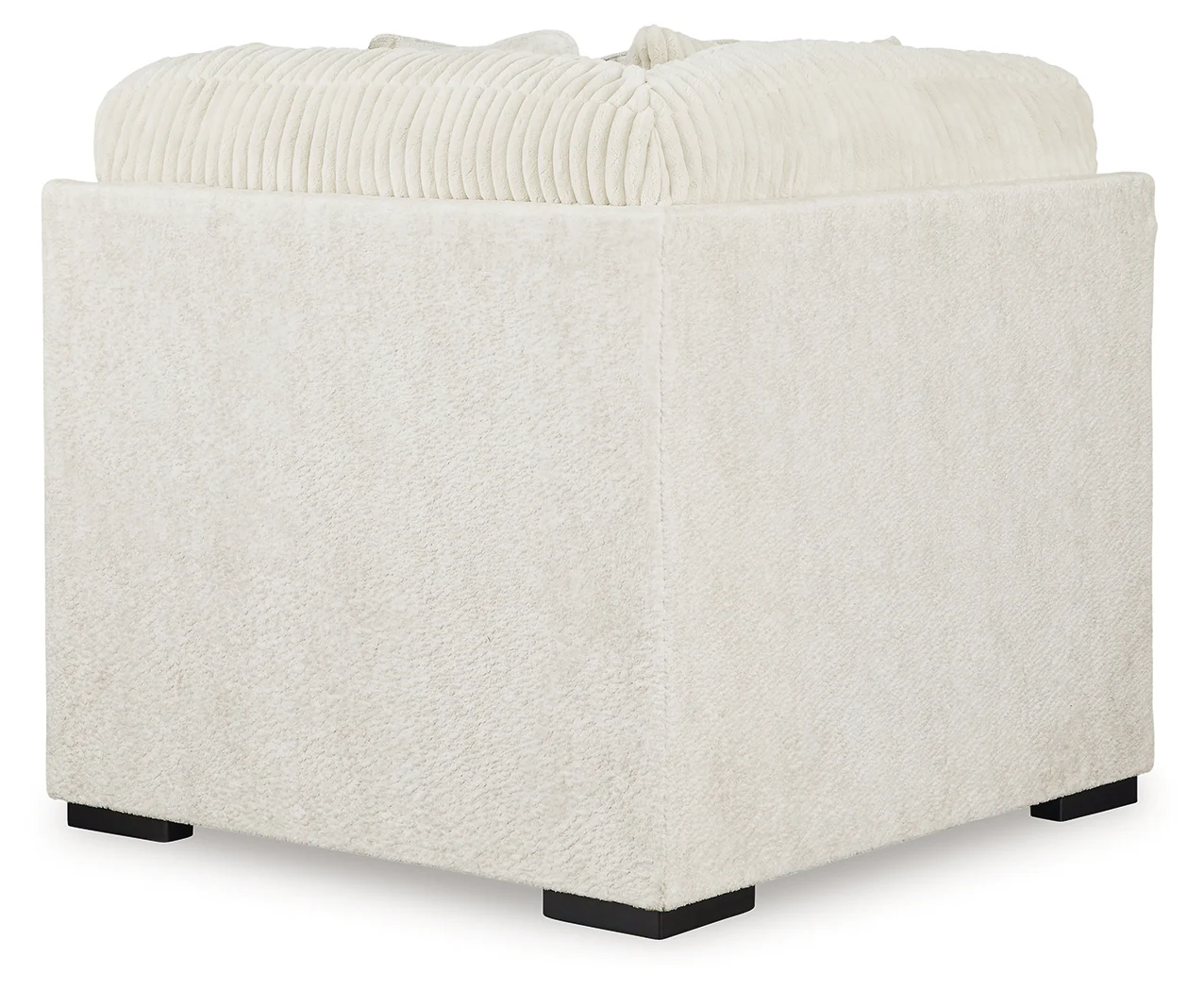 Chessington Ivory 4-Piece Sectional and Oversized Accent Ottoman - Image 12