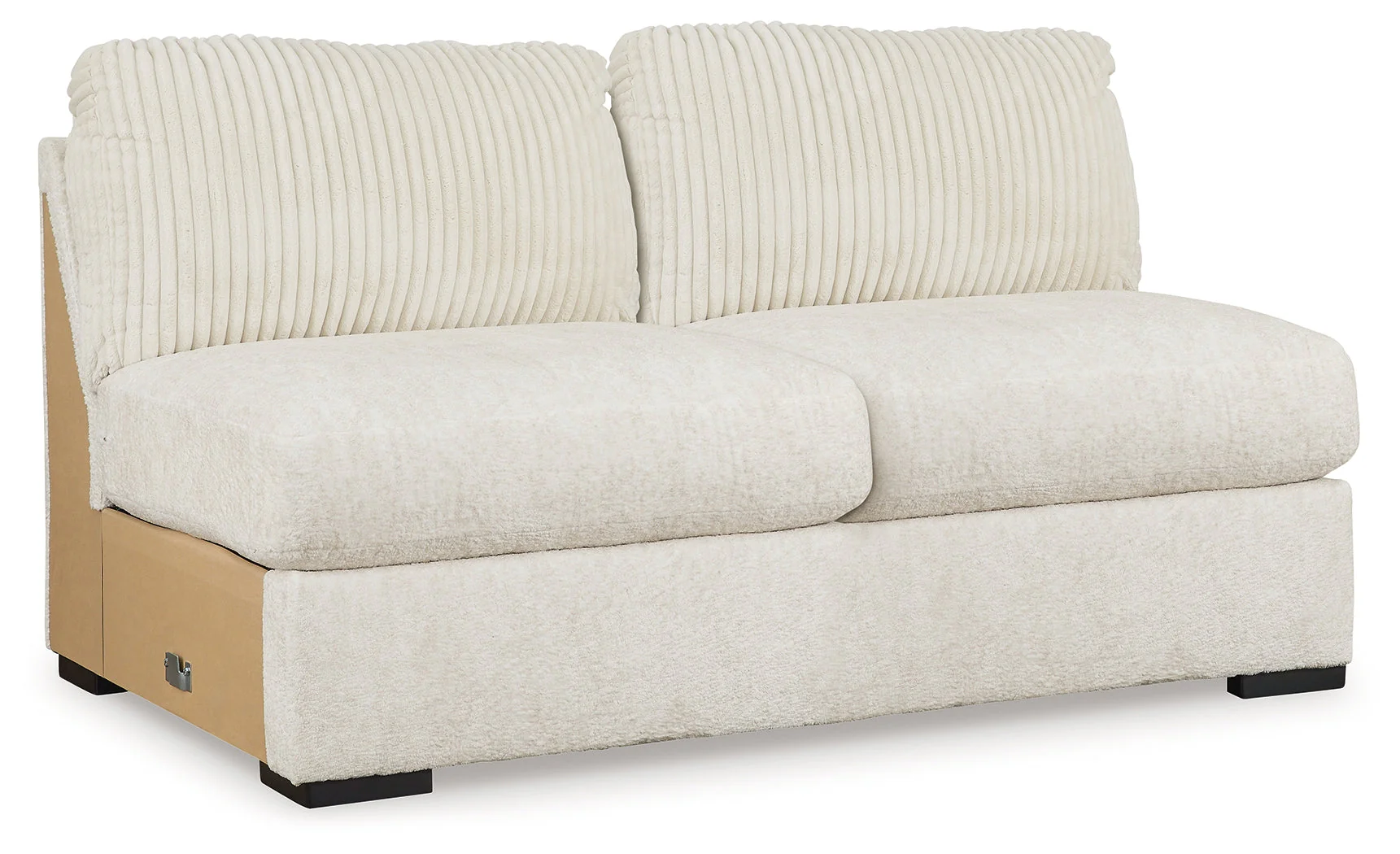 Chessington Ivory 4-Piece Sectional and Oversized Accent Ottoman (Online Special Price) - Image 9
