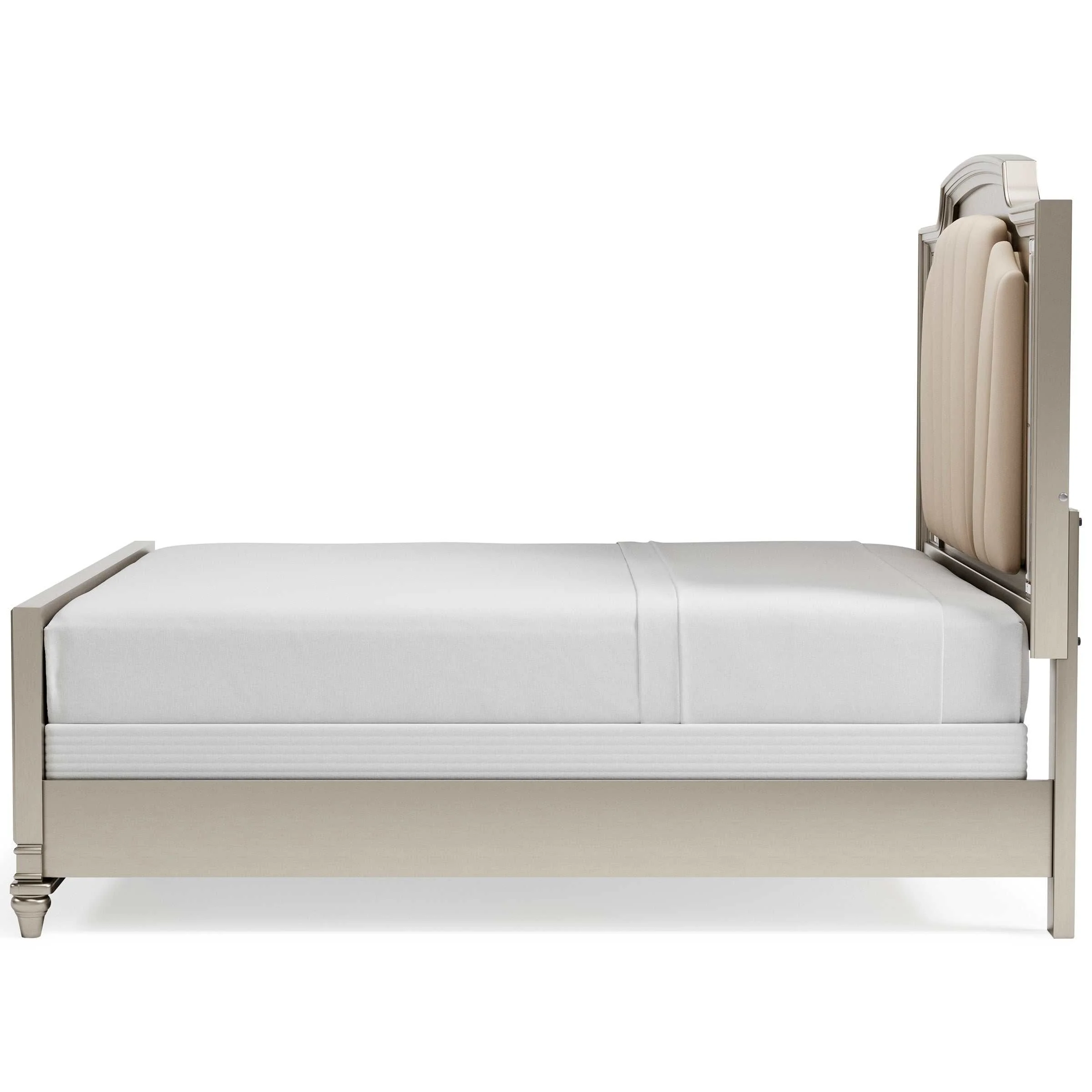 Chevanna Platinum King Upholstered Panel Bed - Image 9