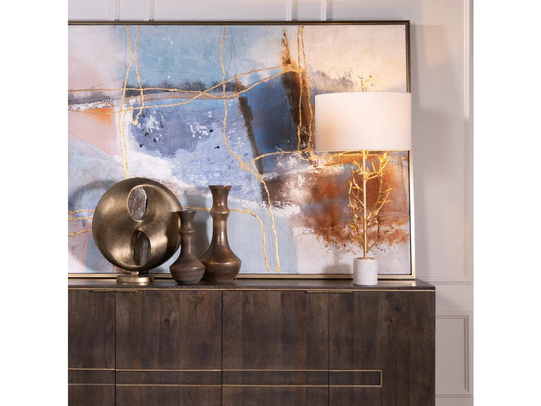 Chianti Gold/White Table Lamp