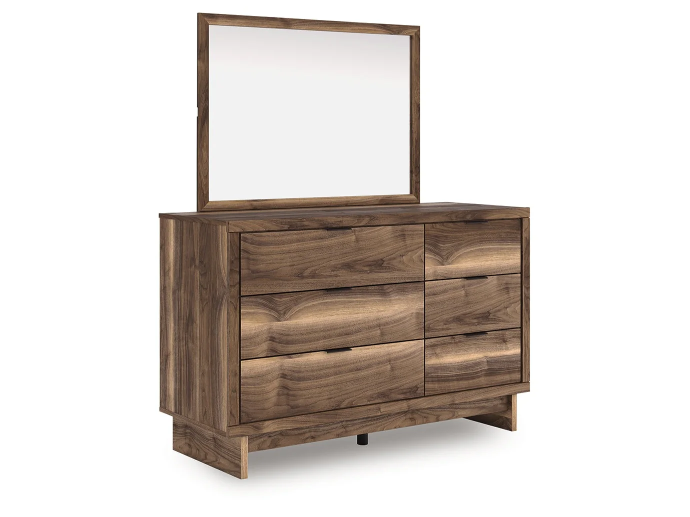 Chirason Brown Dresser and Mirror - Image 2