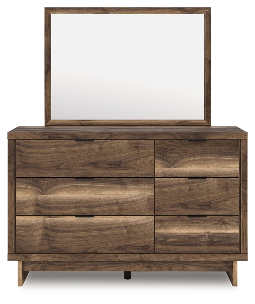 Chirason Brown Full Panel Storage Bed, Dresser and Mirror (Online Special Price) - Image 2