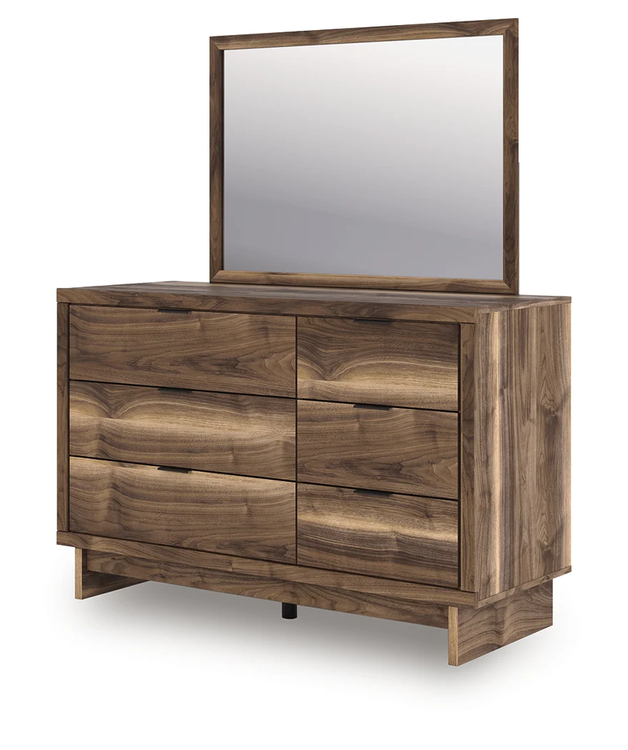Chirason Brown Twin Panel Bed with Storage, Dresser and Mirror (Online Special Price) - Image 8