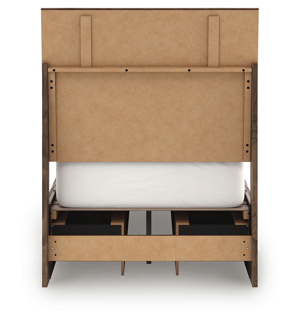 Chirason Brown Twin Panel Bed with Storage - Image 6