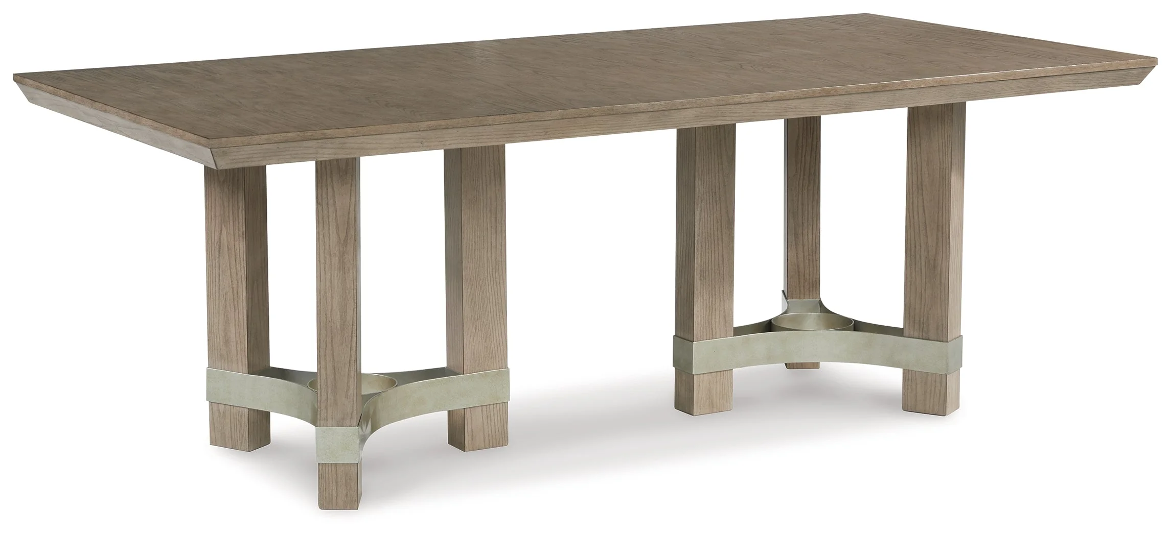 Chrestner Gray Dining Table w/6 Chairs (Online Special Price) - Image 2