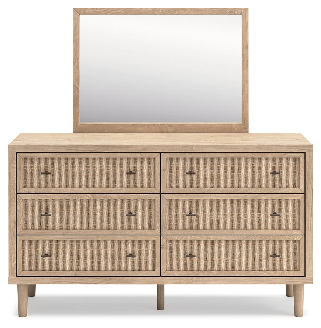 Cielden Two-tone King Panel Bed & Dresser & Mirror & Nightstand (Online Special Price) - Image 3