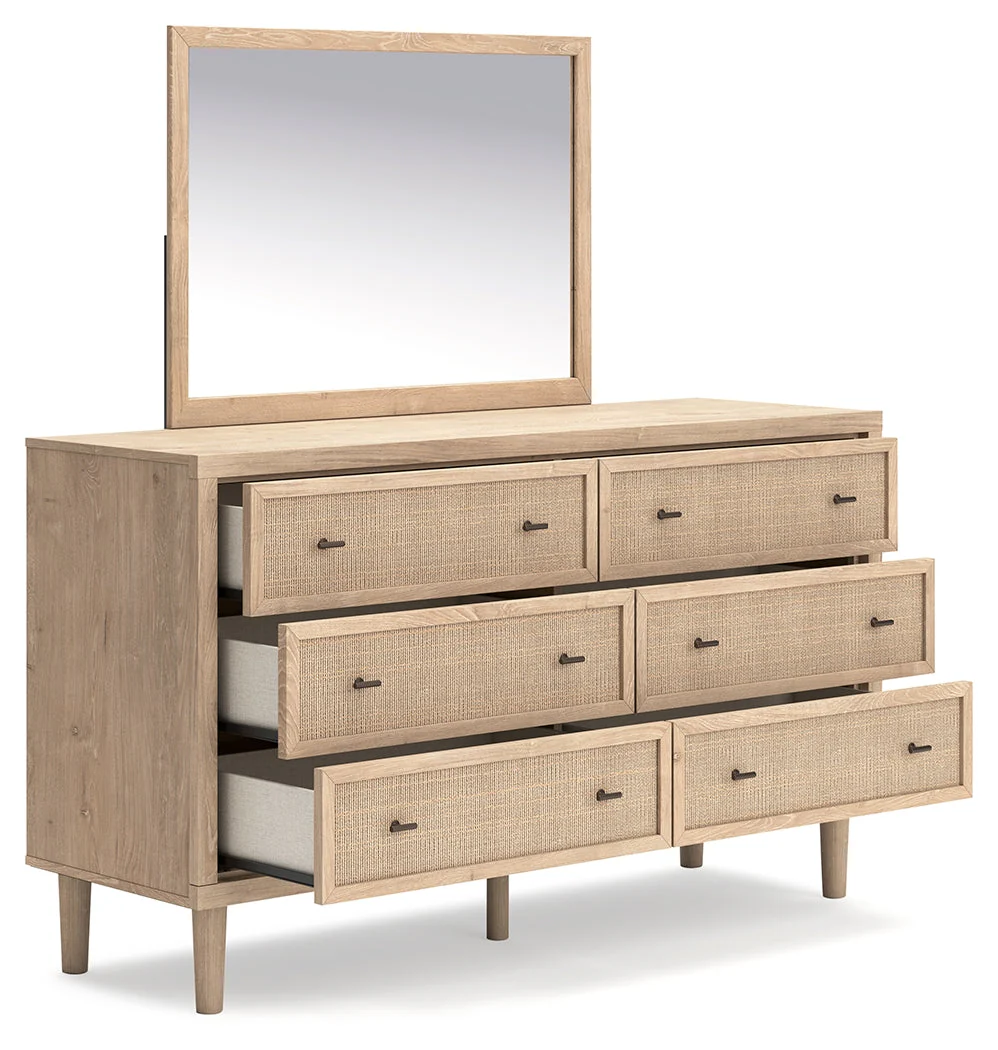 Cielden Two-tone Queen Panel Bed & Dresser & Mirror (Online Special Price) - Image 3