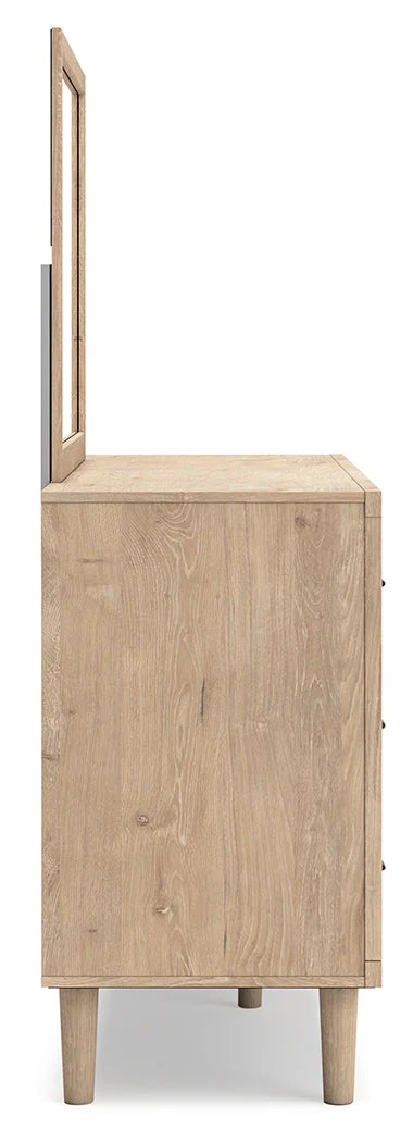Cielden Two-tone Queen Panel Bed & Dresser & Mirror (Online Special Price) - Image 8