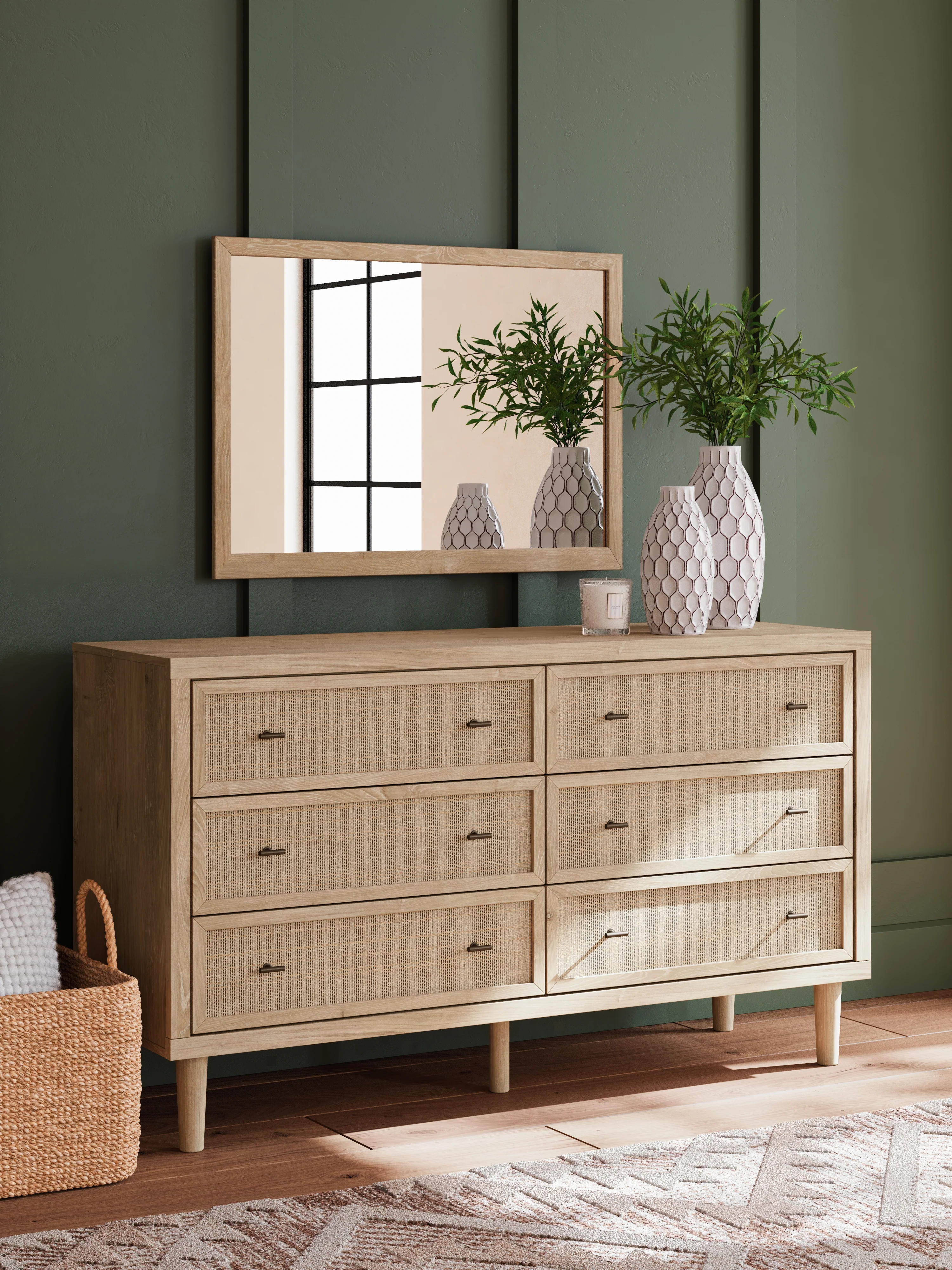 Cielden Two-tone Twin Panel Bed, Dresser and Mirror (Online Special Price) - Image 15