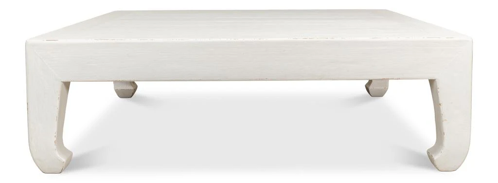 Classic Chinese White Coffee Table - Image 3