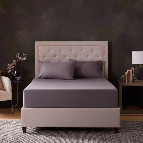 Classic Cotton Charcoal King Pillowcases - Image 4