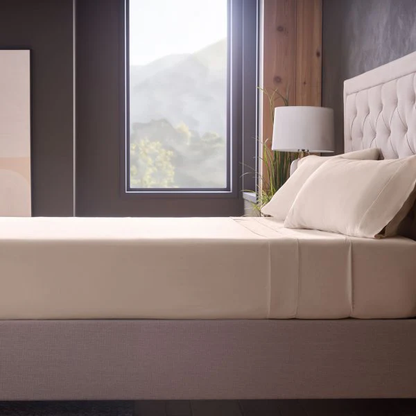 Classic Cotton Cream Cal King Sheet Set - Image 7