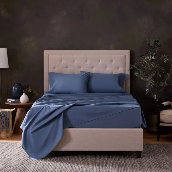 Classic Cotton Marine Full Sheet Set - Image 3