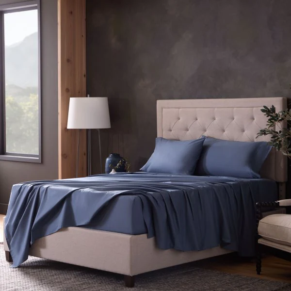 Classic Cotton Marine Full Sheet Set - Image 8