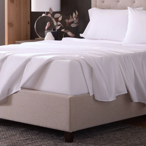 Classic Cotton White Queen Sheet Set - Image 5