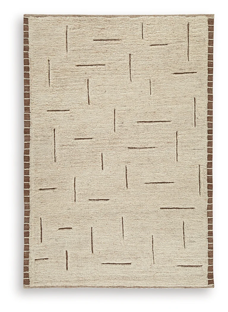 Clayman Beige/Brown Medium Rug (Online Special Price) - Image 2