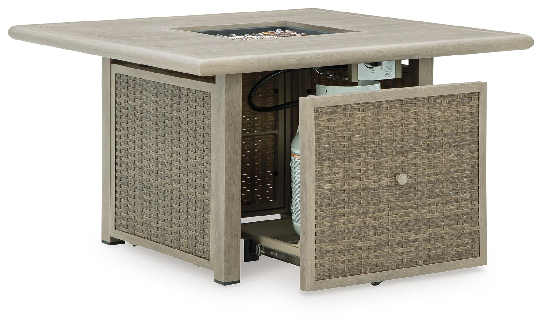 Cliff Trails Beige Fire Pit Table (Online Special Price) - Image 6