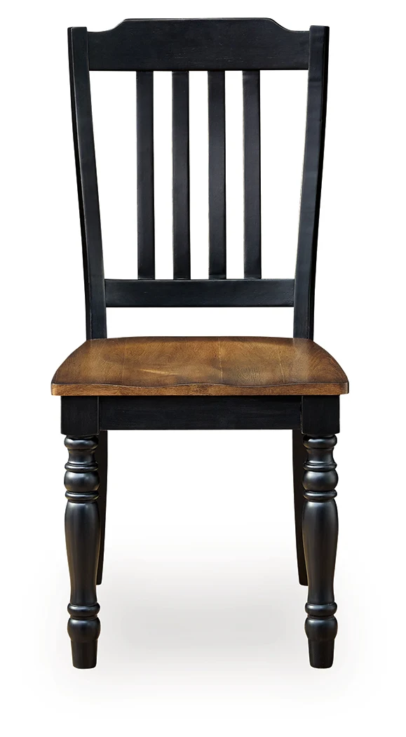 Clorazi Black/Brown Dining Chair ( Set of 2) - Image 4