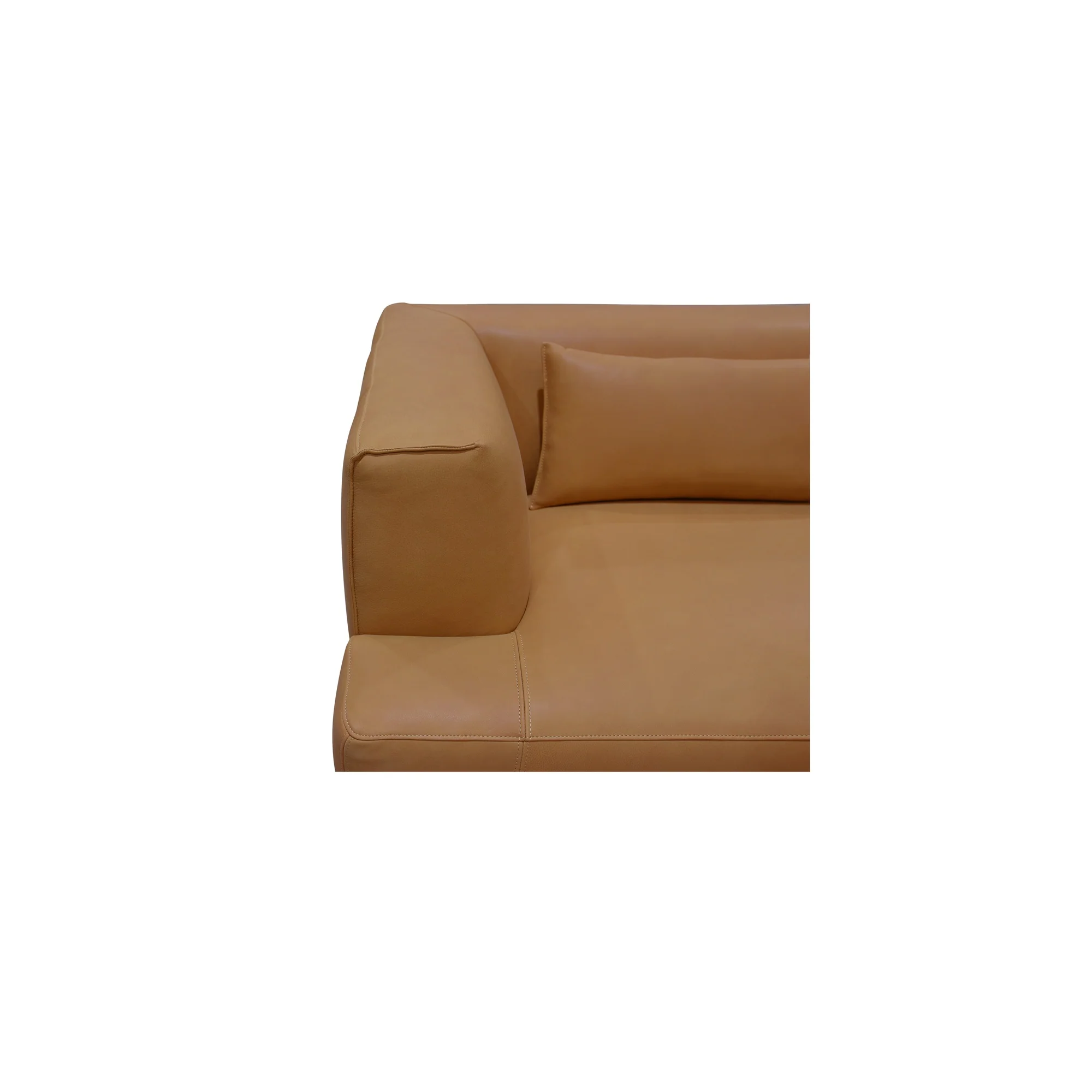 Clove Tan L-Shaped Sectional - Image 5