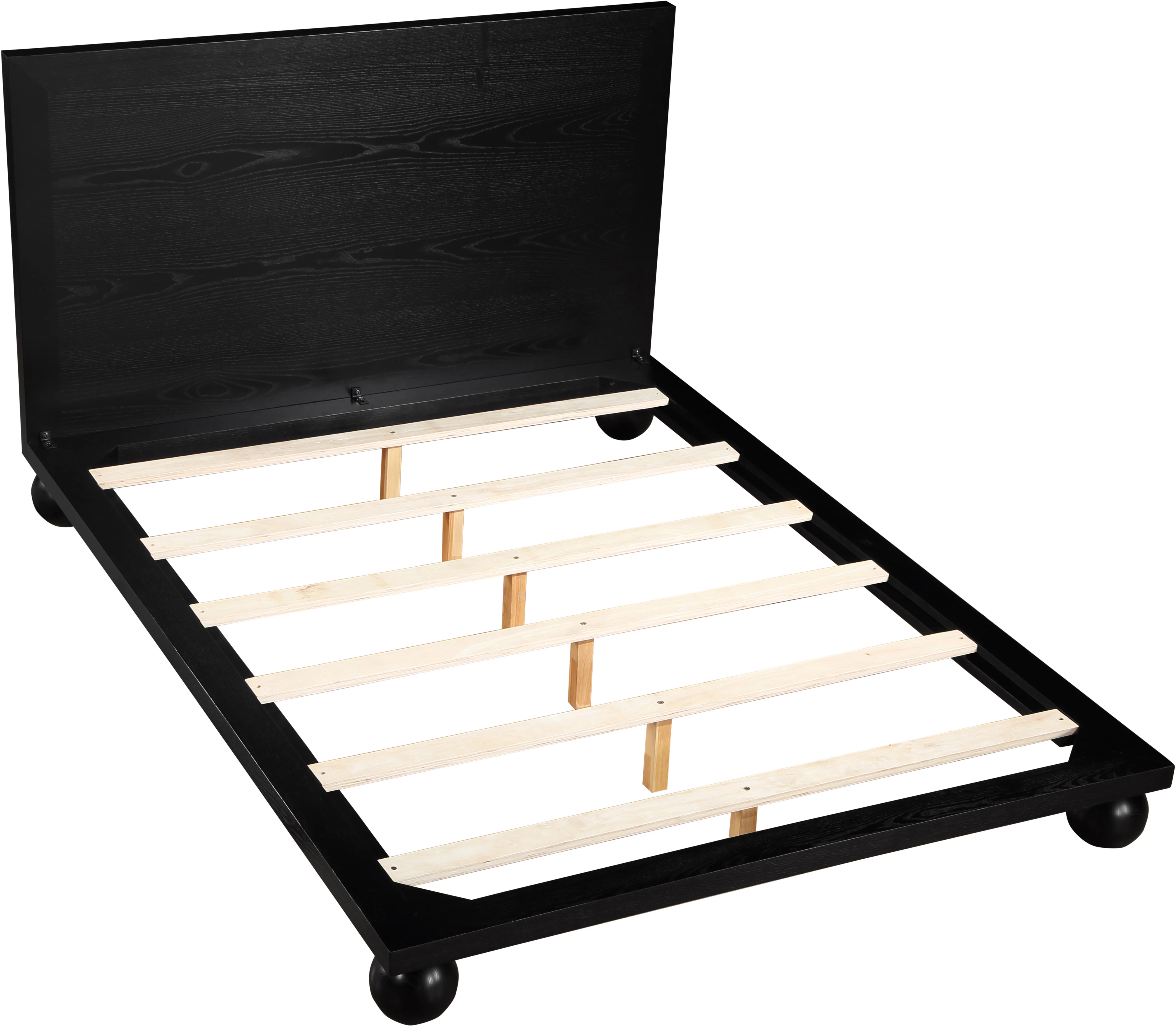 Coastline Black Wood King Bed (3 Boxes) - Image 6